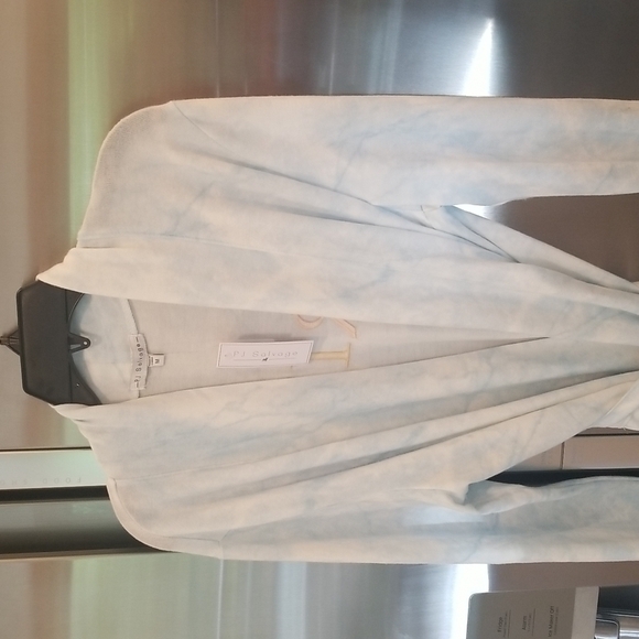 💕PJ SALVAGE💕 Bridal Embroidered Robe ~ Blue Bride Graphic Medium M NWT - Picture 8 of 12